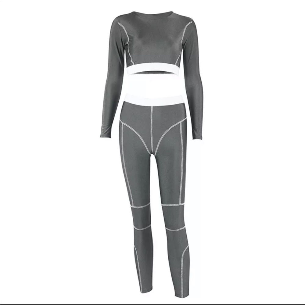 Grey Dolphin two piece set - Picture 2 of 5